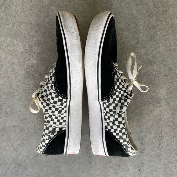 Vans Comfycush Era (Tear Check) Racing Black/ True White 12 - Picture 3 of 4